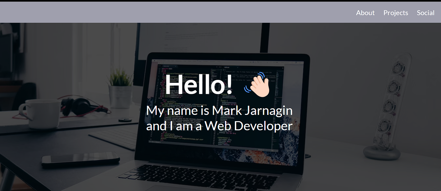 Create Portfolio Website Using HTML and CSS