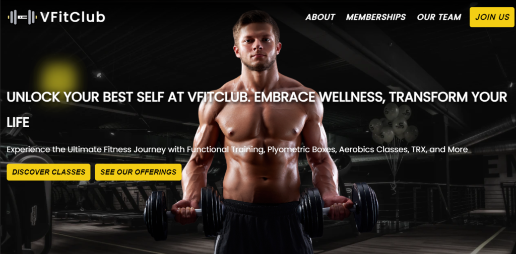 Responsive Gym Website Using Html,Css and Javascript