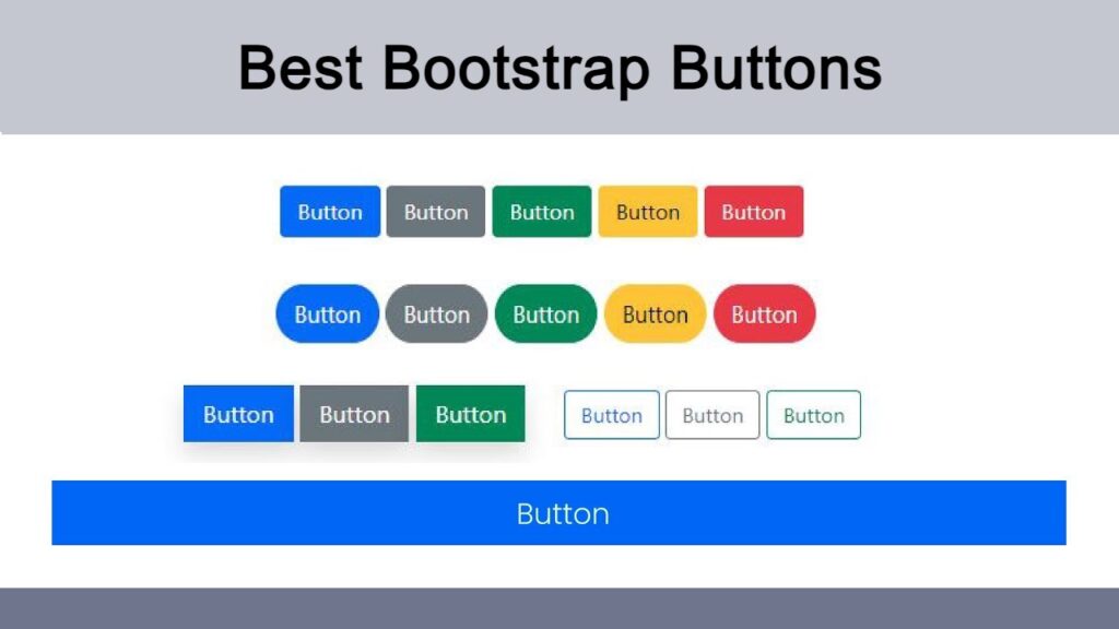 40 Bootstrap Buttons, Best BoostStrap Buttons source code