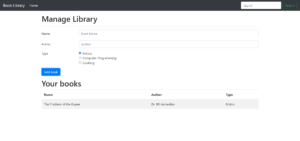Library Management System Using HTML, CSS and JavaScript