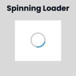 Spinning Loader Using HTML and CSS