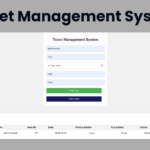 Ticket Management System Using HTML, CSS and JavaScript