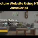Architecture Website Using HTML CSS JavaScript