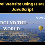 Travel Website Using HTML CSS JavaScript