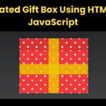 Animated Gift Box Using HTML CSS JavaScript