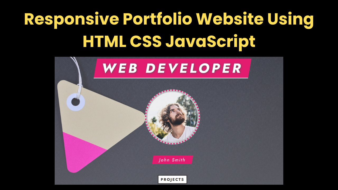 Responsive Portfolio Website Using HTML CSS JavaScript